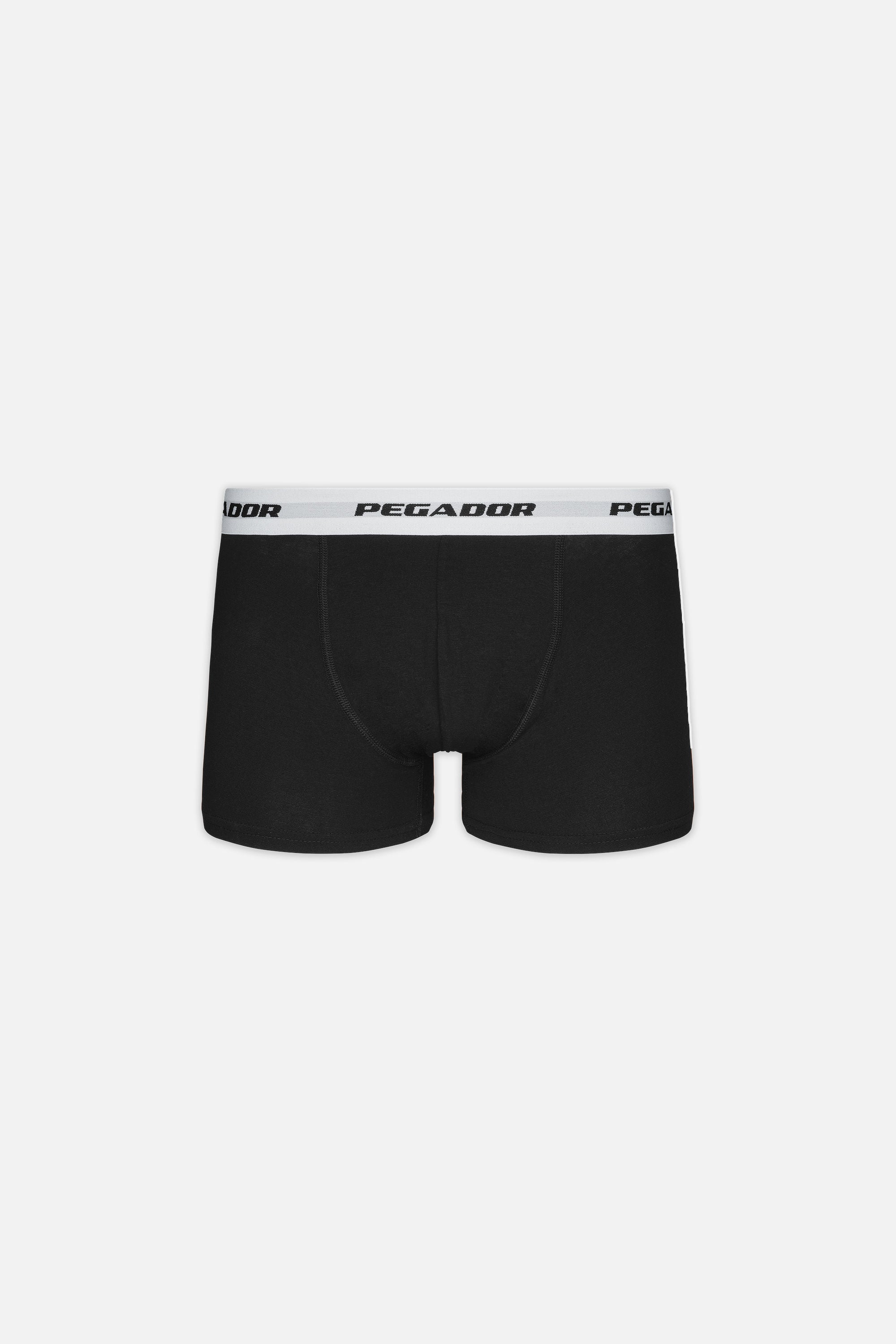 Pegador Ango Boxershorts 3 Pack Black White Seitenansicht aus der PEGADOR® Kollektion für Herren und Damen