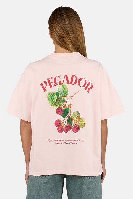 Malli Heavy Oversized Tee Washed Dusty Rose