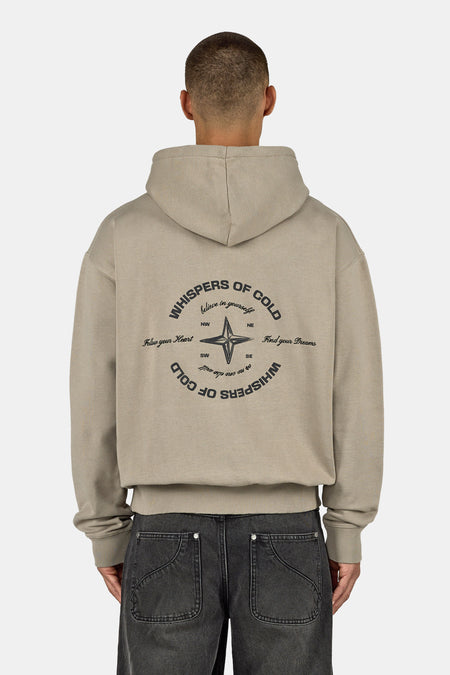 Mantua Oversized Hoodie Washed Flint Grey