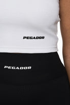 Pegador Ayla Crop Top White Black Gegenansicht aus der Next Wave Kollektion für DaHerren