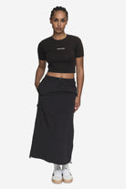 Pegador Delia 2-In-1 Parachute Skirt Black Ganzkörper Bild aus der Next Wave Kollektion für DaHerren