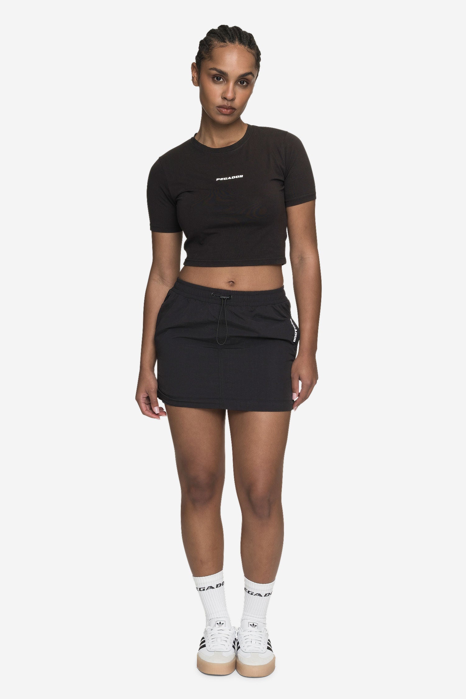 Pegador Delia 2-In-1 Parachute Skirt Black Detailshot aus der Next Wave Kollektion für DaHerren