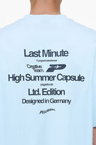 Pegador Caesar Boxy Tee Vintage Aqua Detailshot aus der Last Minute Kollektion für Herren