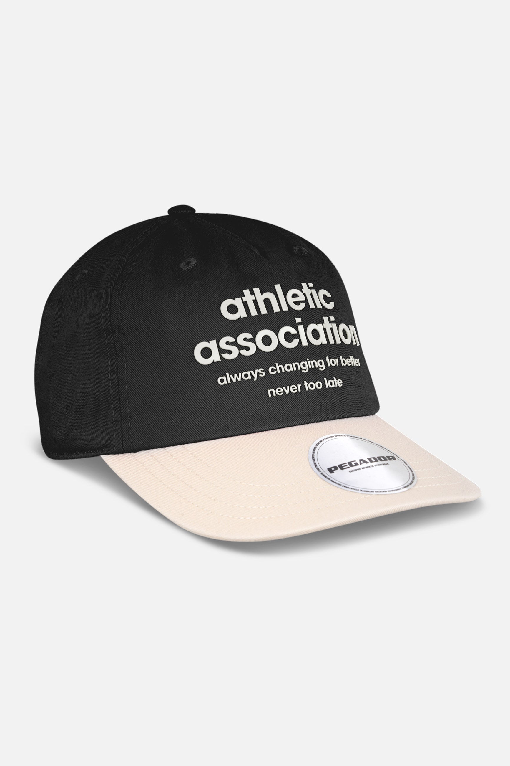 Pegador Alchar Baseball Cap Black Desert Sand Hauptansicht aus der Never Too Late Kollektion für Herren