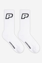 Pegador Acme Socks White Black Hauptansicht aus der Next Wave Kollektion für Herren