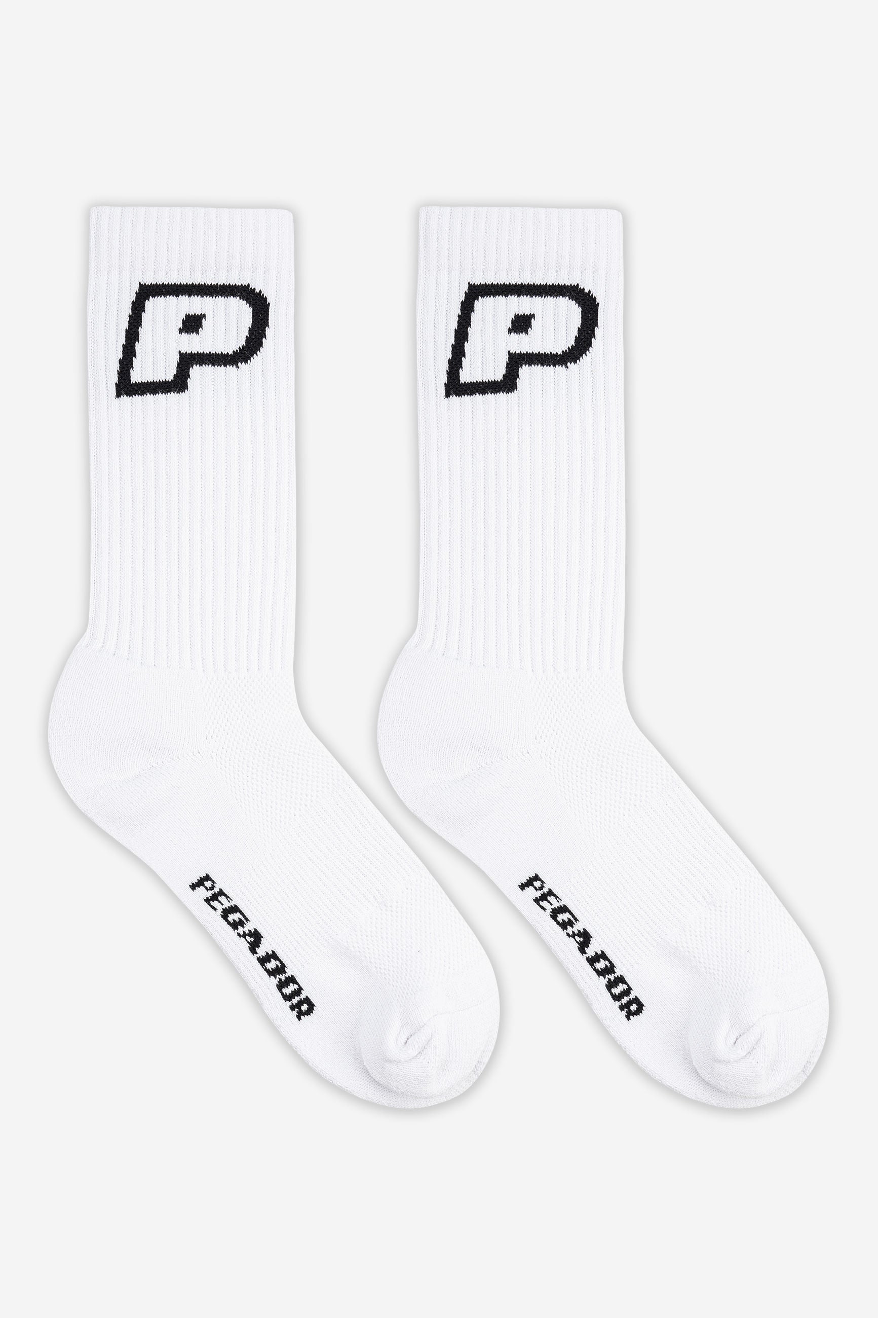 Pegador Acme Socks White Black Hauptansicht aus der Next Wave Kollektion für Herren