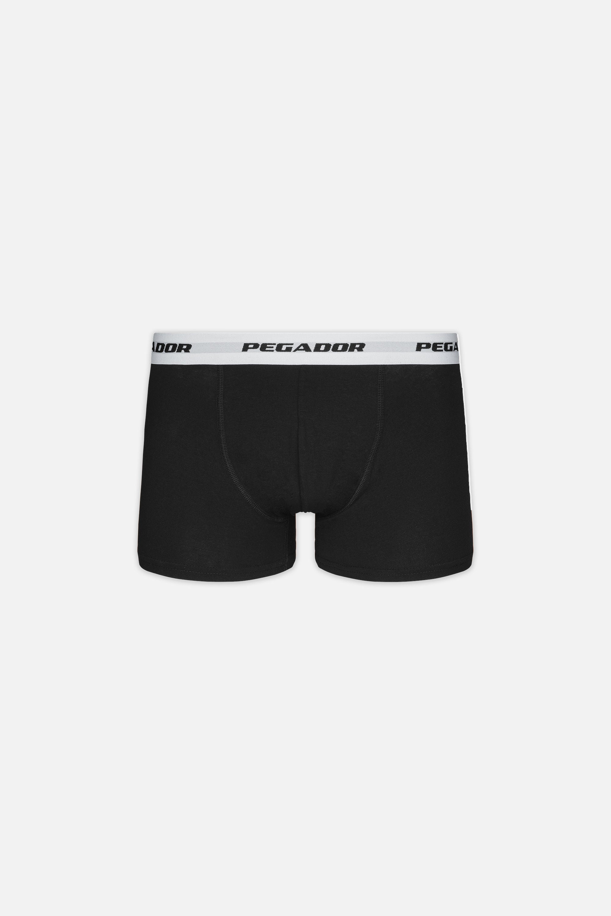 Pegador Ango Boxershorts 3 Pack Black White Seitenansicht aus der PEGADOR® Kollektion für Herren und Damen