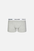 Pegador Ango Boxershorts 3 Pack Grey Melange White Seitenansicht aus der PEGADOR® Kollektion für Herren und Damen