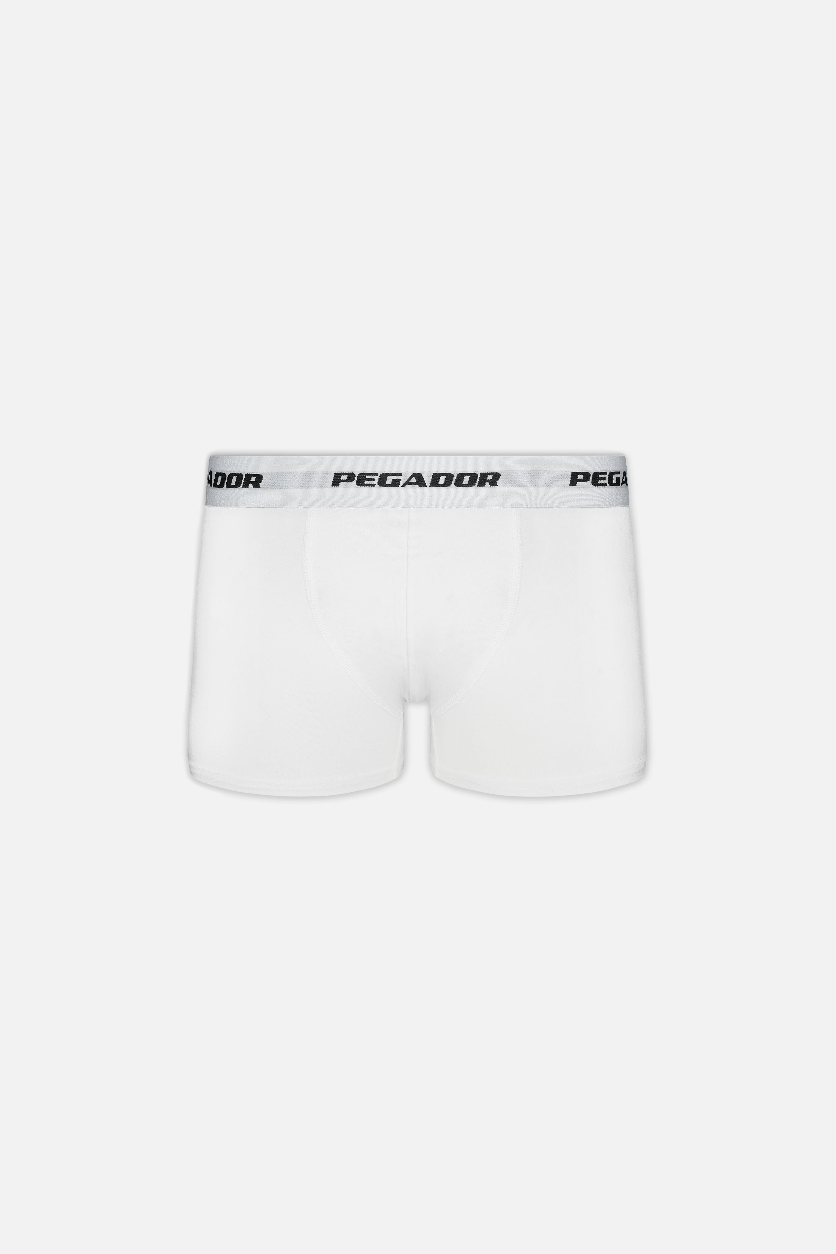 Pegador Ango Boxershorts 3 Pack White White Seitenansicht aus der PEGADOR® Kollektion für Herren und Damen