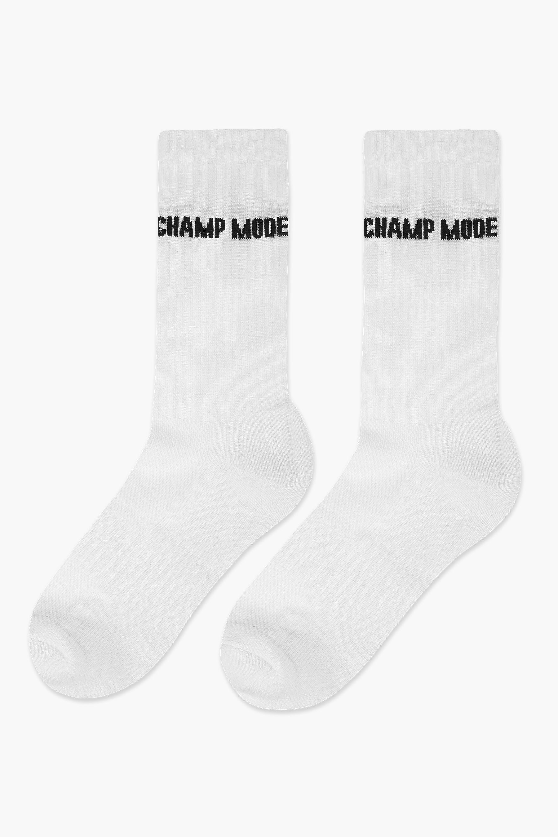 Pegador Champ Socks White Black Ganzkörper Bild aus der Built to Last Kollektion für Herren