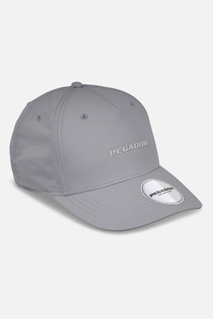 Pegador Logo Crushed Nylon Cap Cool Grey Hauptansicht aus der Never Too Late Kollektion für Herren