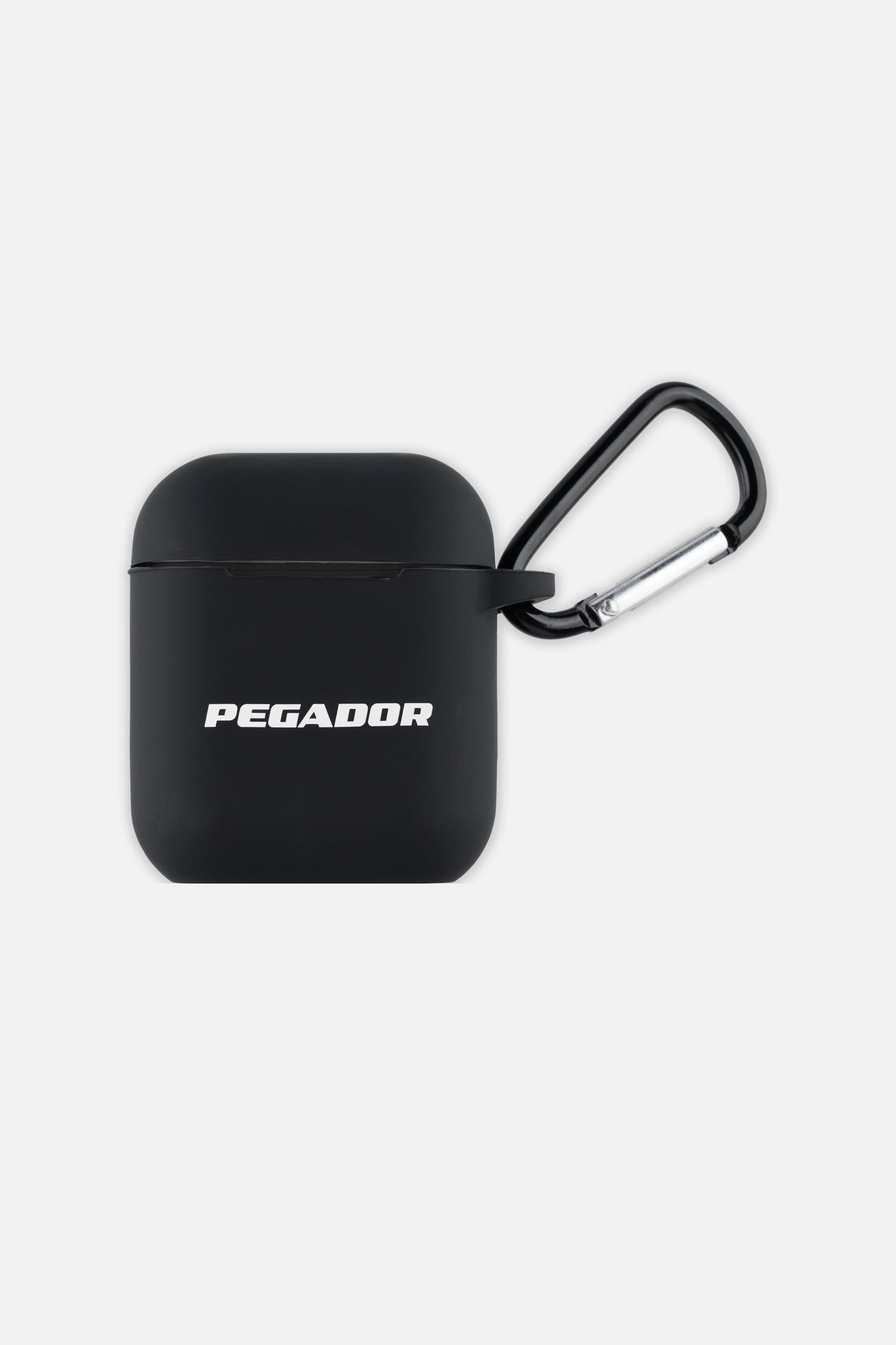 Pegador Logo Airpods Case Black Hauptansicht aus der Never Too Late Kollektion für Herren