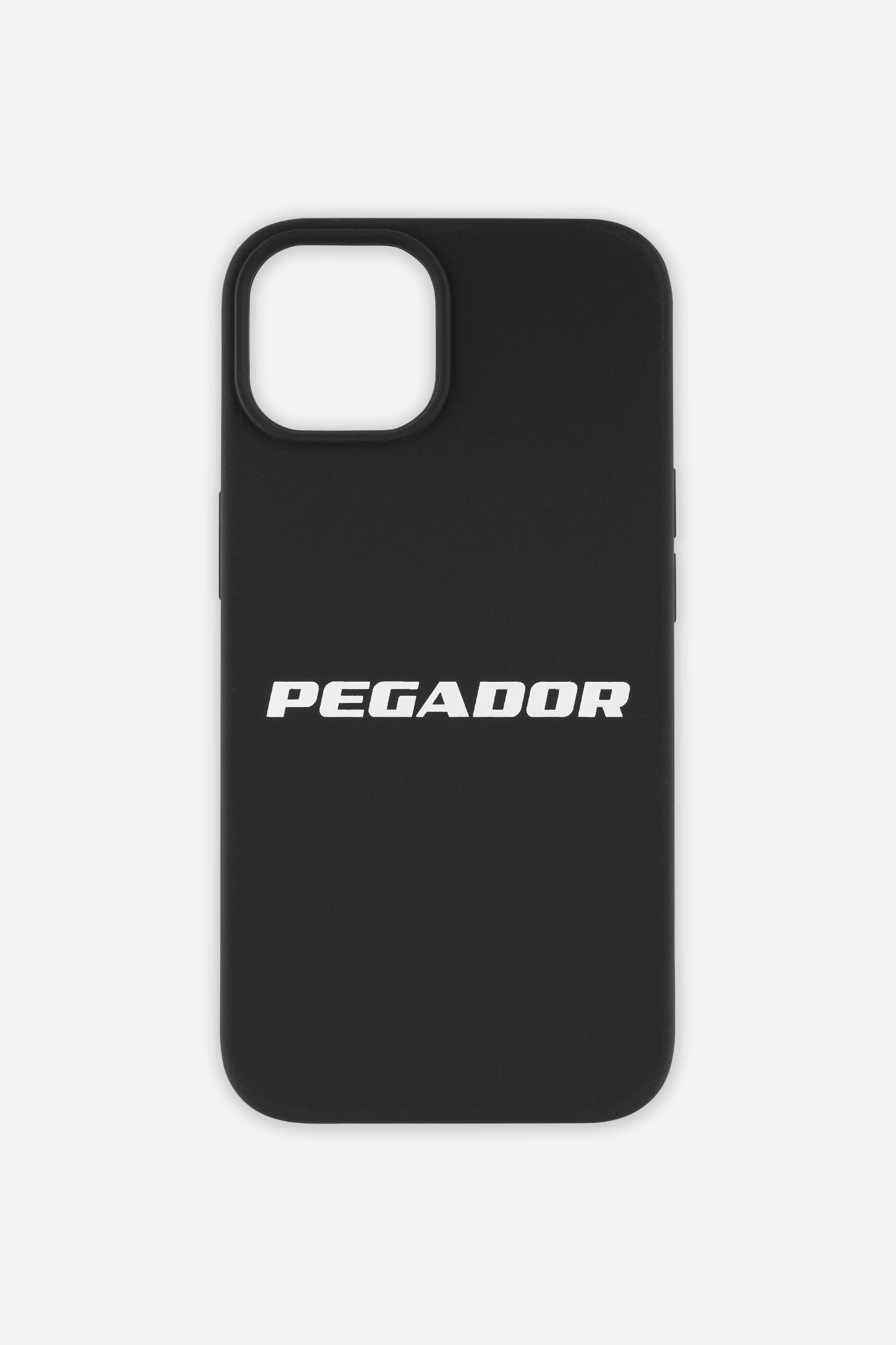 Pegador Logo Case Iphone 14 Black Hauptansicht aus der Never Too Late Kollektion für Herren