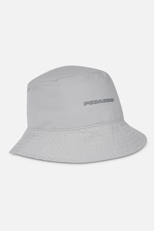 Pegador Logo Nylon Bucket Hat Cool Grey Hauptansicht aus der Never Too Late Kollektion für Herren