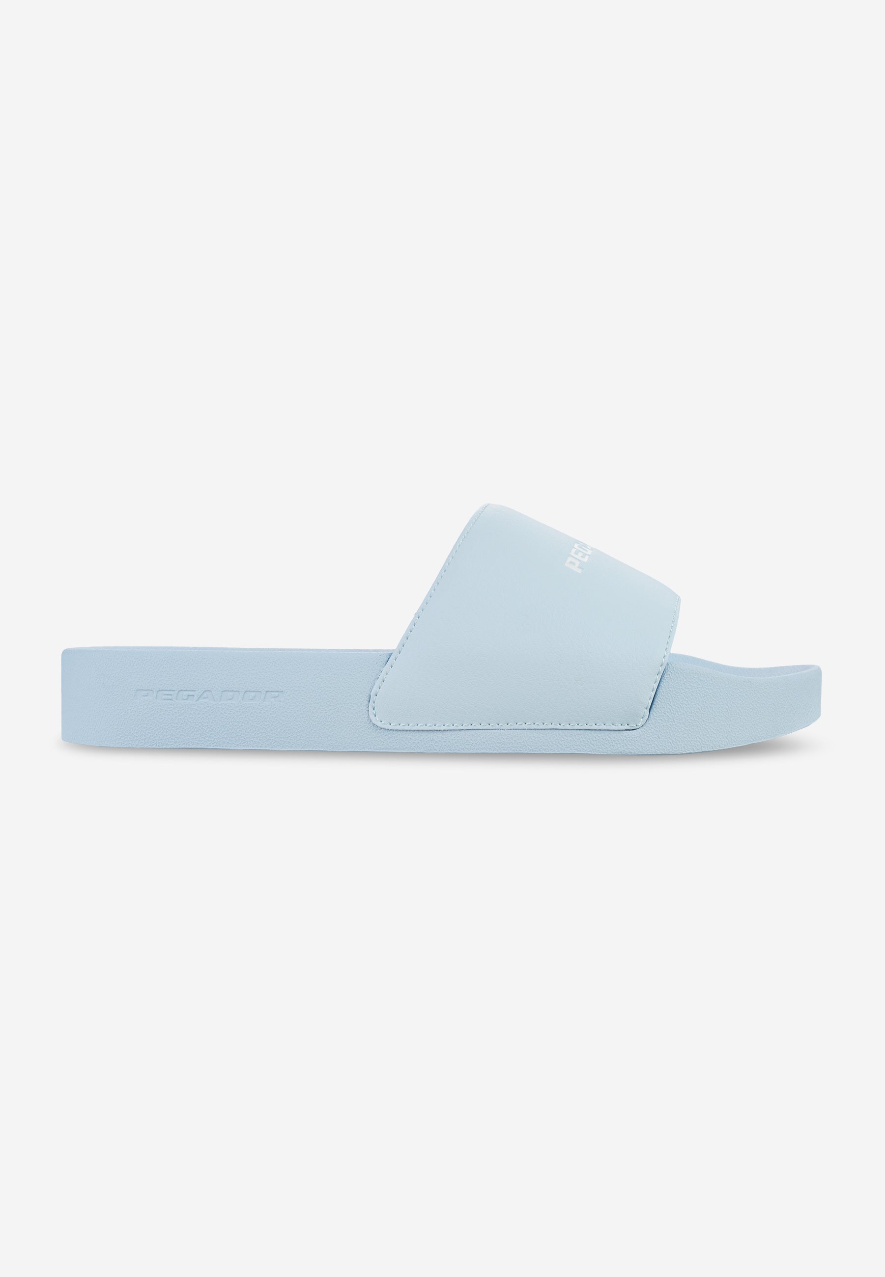 Pegador Logo Slide Baby Blue White Seitenansicht aus der Next Wave Kollektion für Herren