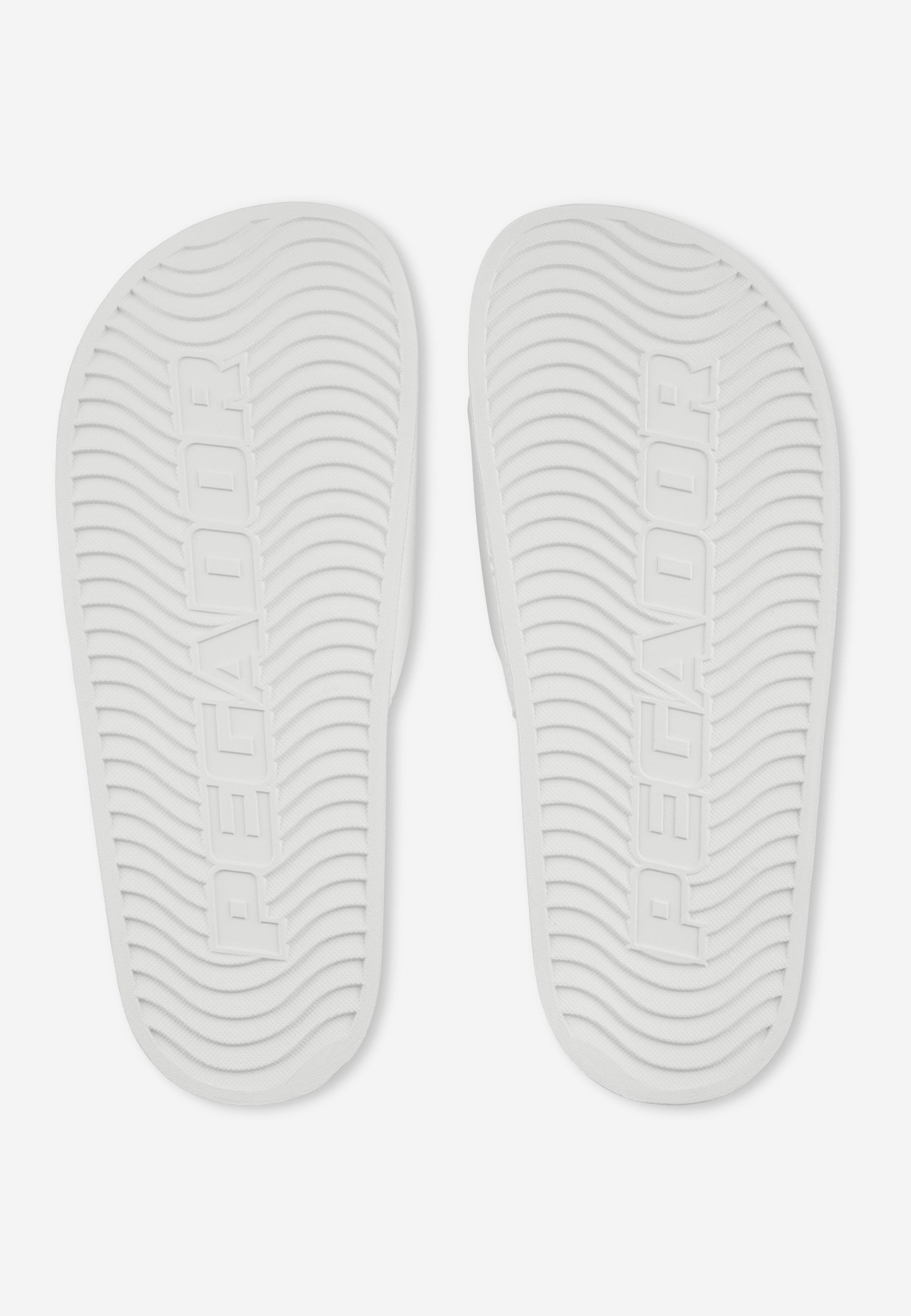 Pegador Logo Slide White White Detailshot aus der Next Wave Kollektion für Herren