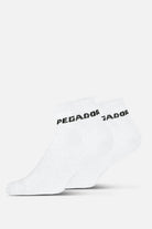 Pegador Logo Socks Low White Black Ganzkörper Bild aus der PEGADOR® Kollektion für Herren und Damen