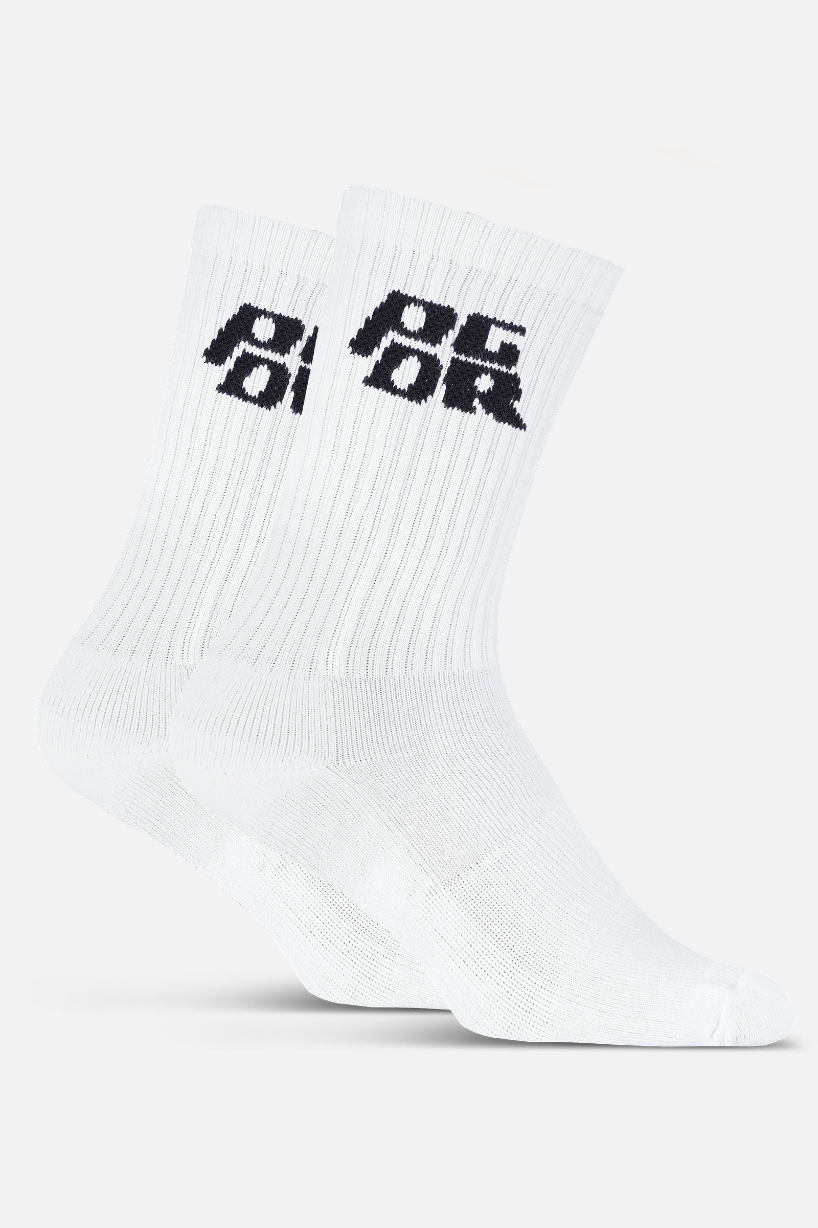 Pegador Narson Socks White Black Seitenansicht aus der Never Too Late Kollektion für Herren