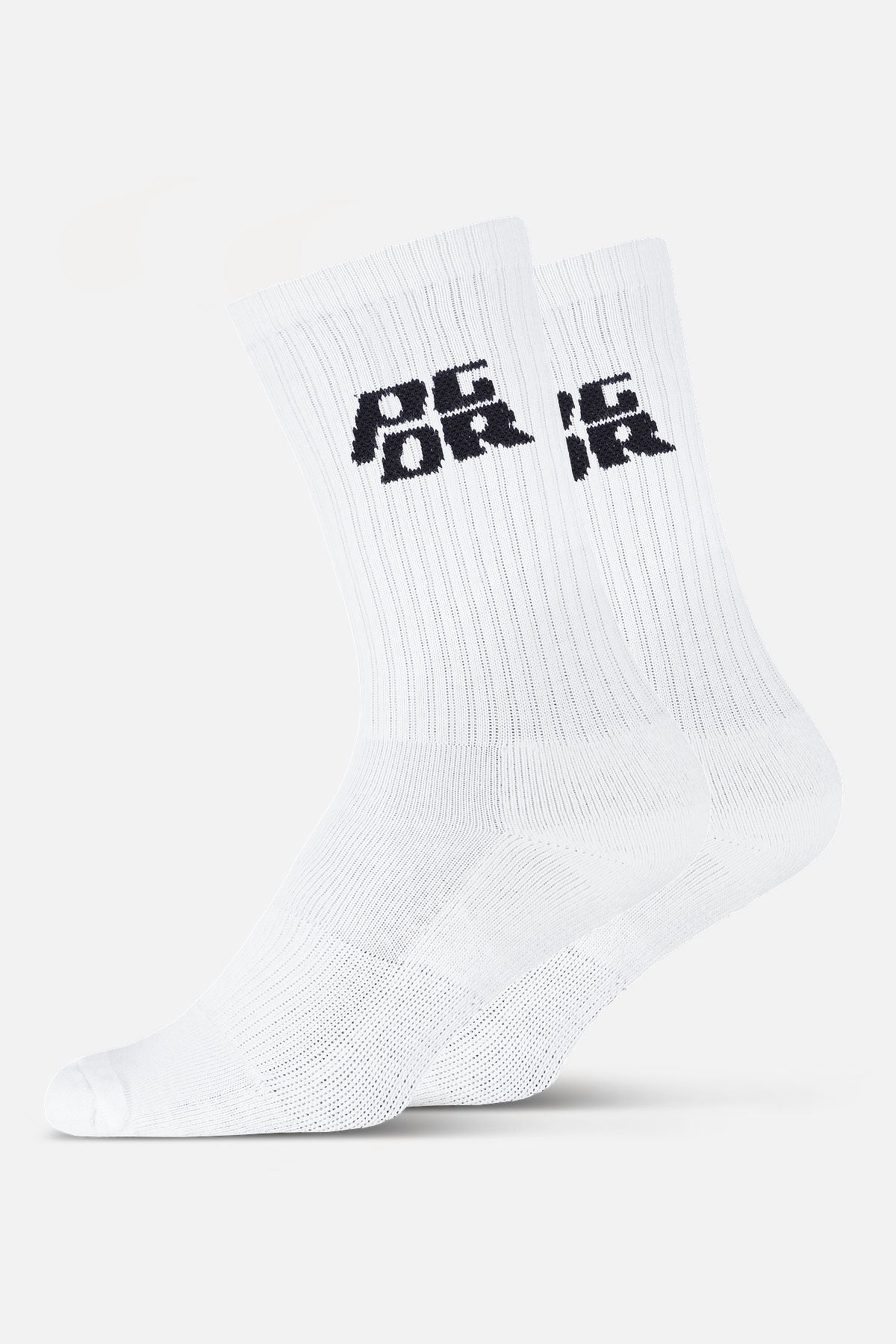 Pegador Narson Socks White Black Gegenansicht aus der Never Too Late Kollektion für Herren