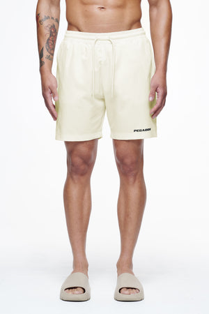 Pegador Logo Swim Shorts Unbleached Hauptansicht aus der Finer Things Kollektion für Herren