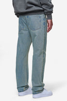 Pegador Baures Straight Jeans Washed Vintage Blue Gegenansicht aus der PEGADOR® Jeans Kollektion für Herren