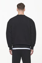 Pegador Logo Oversized Sweater Vintage Washed Onyx Black Gegenansicht aus der Built to Last Kollektion für Herren