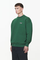 Pegador Tavery Oversized Sweater Vintage Washed British Green Gegenansicht aus der Built to Last Kollektion für Herren