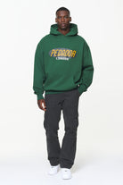 Pegador County Oversized Hoodie Vintage Washed British Green Ganzkörper Bild aus der Built to Last Kollektion für Herren