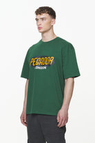 Pegador County Oversized Tee Vintage Washed British Green Seitenansicht aus der Built to Last Kollektion für Herren