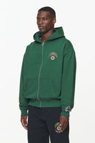 Pegador Smith Oversized Sweat Jacket Vintage Washed British Green Gegenansicht aus der Built to Last Kollektion für Herren