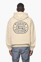 Pegador Comet Oversized Hoodie Vintage Washed Kingdom Beige Hauptansicht aus der Built to Last Kollektion für Herren