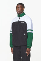 Pegador Firb Track Jacket Onyx Black White Detailshot aus der Built to Last Kollektion für Herren