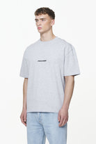 Pegador Colne Logo Oversized Tee Grey Melange Gegenansicht aus der Built to Last Kollektion für Herren