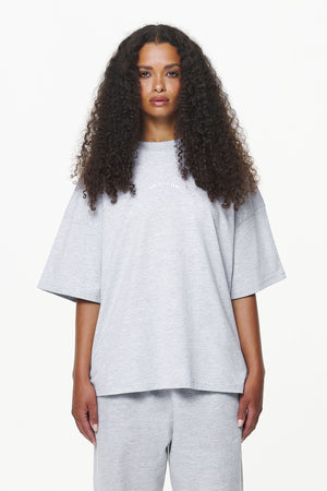 Pegador Thames Heavy Oversized Tee Grey Melange Hauptansicht aus der Built to Last Kollektion für DaHerren