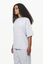 Pegador Cadogan Heavy Oversized Tee Grey Melange Gegenansicht aus der Built to Last Kollektion für DaHerren