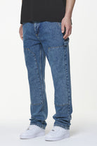 Pegador Cassido Carpenter Jeans Washed Blue Seitenansicht aus der Built to Last Kollektion für Herren