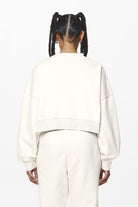 Pegador Londa Cropped Oversized Sweater Washed Salty Cream Gum Gegenansicht aus der Do not Disturb Kollektion für DaHerren