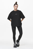 Pegador Arendal Logo Heavy Oversized Tee Black Ganzkörper Bild aus der Do not Disturb Kollektion für DaHerren