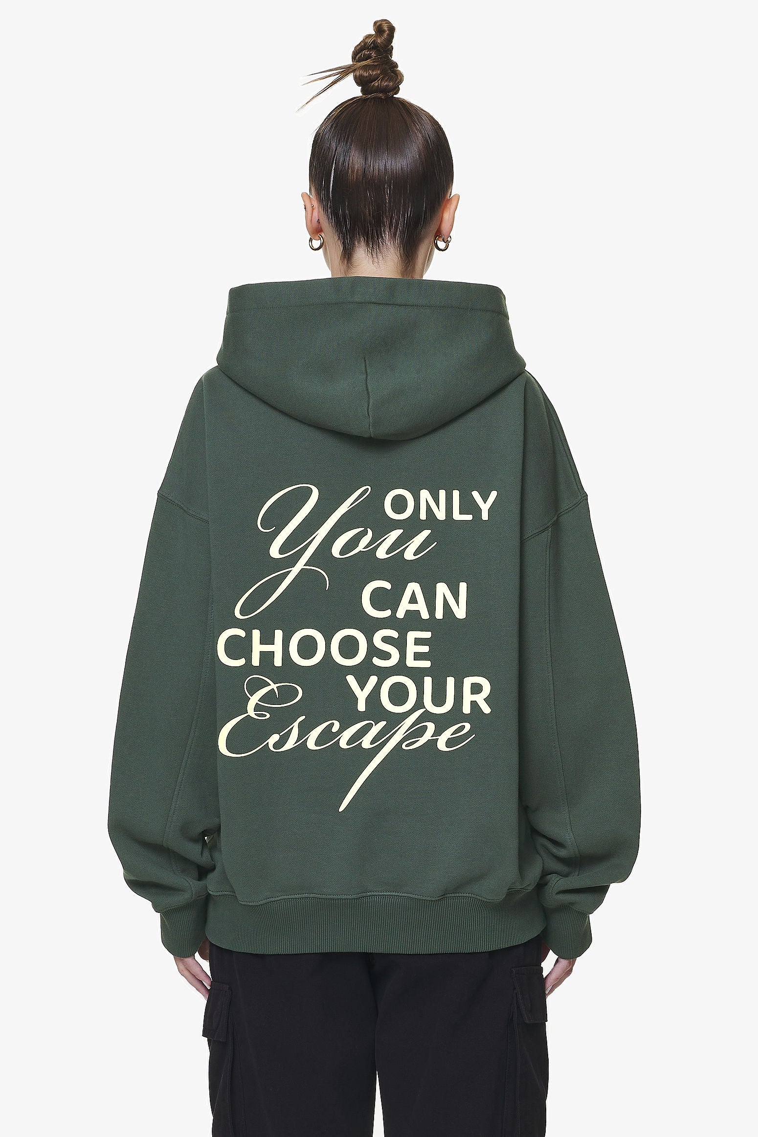 Pegador Sona Oversized Hoodie Washed Sage Green Hauptansicht aus der Do not Disturb Kollektion für DaHerren