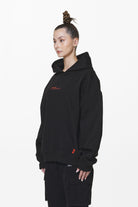 Pegador Navisk Oversized Hoodie Black Gegenansicht aus der Do not Disturb Kollektion für DaHerren