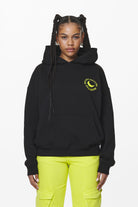 Pegador Ekne Oversized Hoodie Black Seitenansicht aus der Do not Disturb Kollektion für DaHerren