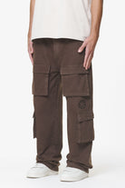 Pegador Bantam Wide Cargo Pants Oak Brown Gegenansicht aus der Do not Disturb Kollektion für Herren