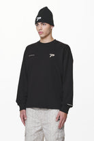 Pegador Barone Oversized Longsleeve Black Gegenansicht aus der Do not Disturb Kollektion für Herren