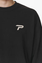 Pegador Barone Oversized Longsleeve Black Detailshot aus der Do not Disturb Kollektion für Herren