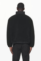 Pegador Fierro Teddy Halfzip Sweater Black Gegenansicht aus der Do not Disturb Kollektion für Herren