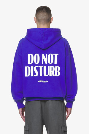 Pegador Crail Oversized Hoodie Washed Endless Blue Hauptansicht aus der Do not Disturb Kollektion für Herren