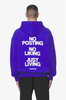 Pegador Devon Oversized Sweat Jacket Washed Endless Blue Hauptansicht aus der Do not Disturb Kollektion für Herren