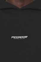 Pegador Fenton Oversized Hoodie Black Detailshot aus der Do not Disturb Kollektion für Herren