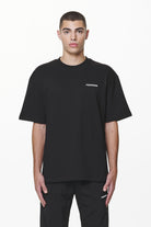 Pegador Devon Oversized Tee Black Seitenansicht aus der Do not Disturb Kollektion für Herren