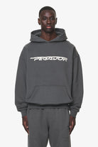 Pegador Manor Oversized Hoodie Washed Volcano Grey Hauptansicht aus der Do not Disturb Kollektion für Herren